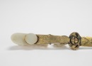 A Letter Cutter And A Walnut Carved &lsquo;Figures&rsquo; (2 Pcs). - 3
