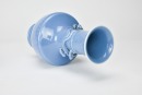A Blue Glazed &lsquo;Chilung&rsquo; Vase And Blue Glaze Brush Washer (2 Pcs),Late Qing - 4