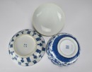 Late Qing Dynasty, Group of Four Blue and White Bowls And Dishes, 4 Pcs In Total - 3