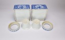 A Pair Of Blue And White Wine Warner, Late Qing Dynasty - 5