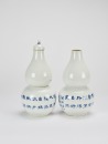 A Blue And White Gourd Wine Warmer, - 3