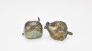 A Group Of Five Bronze items. Including Bronze Ribbit,Dragon Belt- Buckle,Water droper - 8