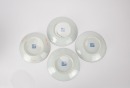 18th Century-A Group of Imperial-Style Gilt-Decorated Sacrificial-Blue Glazed Porcelain Bowls and Dishes - 7