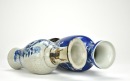 A Group Of Four Blue And White Vase (4 Pcs), Qing/ Republic - 8