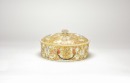 A Yellow Ground Famille Glazed Floral Cover Dish - 2