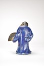 A Chinese Glazed Shiwan Figure of a Court Jester, With Mark - 4
