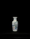 A Famille-Verte &lsquo; Figures&rsquo; Vase, Qing Dynasty