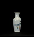 A Famille-Verte &lsquo; Figures&rsquo; Vase, Qing Dynasty - 2