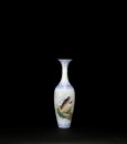 Mid 20th CenturyA Famille Glaze &lsquo;Fishes&rsquo; Vase. &lsquo;Jing De Zhen Zhi&rsquo; Mark H: 26.5 cm