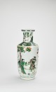 A Fine Chinese Famille Verte Porcelain Vase, 19th Century. - 3