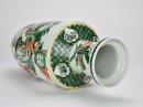 A Fine Chinese Famille Verte Porcelain Vase, 19th Century. - 5