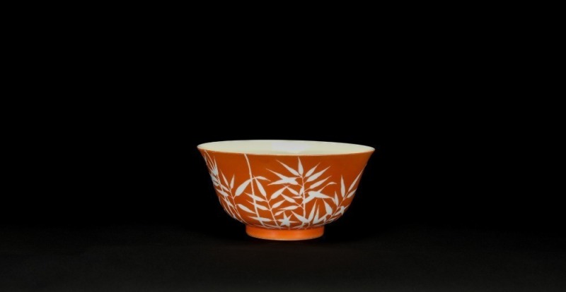 A Iron-Red &lsquo;Bamboo&rsquo; Bowl