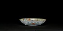 19th Century, A Famille-Glazed &lsquo;Hundred Floral&rsquo; Plate, - 2