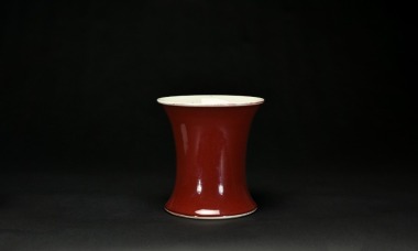 A Sacrificial-Red Glazed Vase,