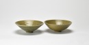 Pair of Carved Yaozhou Celadon Bowls - 3