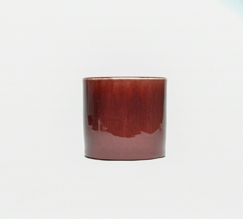 A Chinese Copper-Red Glazed Brush Pot
