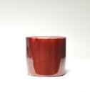 A Chinese Copper-Red Glazed Brush Pot - 4