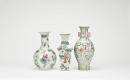 Late Qing/Mid 20th Century, A Three Famille-Glazed Porcelain Vase.