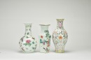 Late Qing/Mid 20th Century, A Three Famille-Glazed Porcelain Vase. - 2