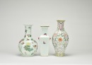 Late Qing/Mid 20th Century, A Three Famille-Glazed Porcelain Vase. - 3