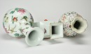 Late Qing/Mid 20th Century, A Three Famille-Glazed Porcelain Vase. - 4
