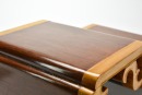 A Chinese Boxwood &lsquo;Scroll Form&rsquo; Dispaly Stand. Late Qing/Republic - 8