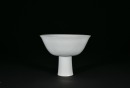 A Sweet-White Glaze &lsquo; Dargon&rsquo; Stem Cup.