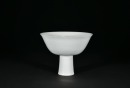 A Sweet-White Glaze &lsquo; Dargon&rsquo; Stem Cup. - 4