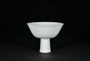 A Sweet-White Glaze &lsquo; Dargon&rsquo; Stem Cup. - 5