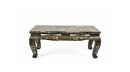 A Mother-Of-Pearl Inlaid Black Lacquer Kang Table, Qing Dynasty.