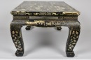 A Mother-Of-Pearl Inlaid Black Lacquer Kang Table, Qing Dynasty. - 8