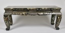A Mother-Of-Pearl Inlaid Black Lacquer Kang Table, Qing Dynasty. - 9