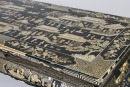 A Mother-Of-Pearl Inlaid Black Lacquer Kang Table, Qing Dynasty. - 12