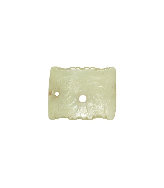 Shijiahe Culture(3000 BC-2000BC), A Jade Celestial Face