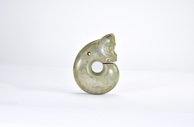 Hongshan Culture(c.4700-2900 BC), A Jade Pig-Dragon.