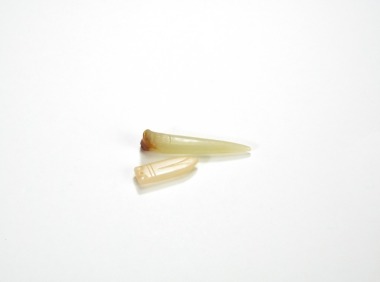 Western Zhou Dynasty (c.1046&ndash; 771 BC, A Tapering Jade Pendant And A Jade Cicada(2Pcs)