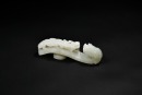 A Superb White Jade Belt Hook Carved with Chilong, Qianlong Period, Qing Dynasty (Mid-18th Century) - 3