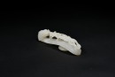 A Superb White Jade Belt Hook with Chilong and Taiji Symbol, Qianlong Period, (Mid-18th Century) - 4