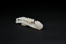 A Superb White Jade Belt Hook with Chilong and Taiji Symbol, Qianlong Period, (Mid-18th Century) - 5