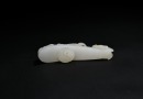 A Superb White Jade Belt Hook with Chilong and Taiji Symbol, Qianlong Period, (Mid-18th Century) - 6