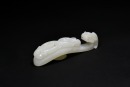 A Finely Carved White Jade Belt Hook with Incised Geometric Decoration, Qianlong Period, (Mid-18th Century) - 5