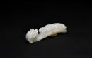 A Finely Carved White Jade Belt Hook with Incised Geometric Decoration, Qianlong Period, (Mid-18th Century) - 6