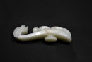 A Finely Carved White Jade Belt Hook with Incised Geometric Decoration, Qianlong Period, (Mid-18th Century) - 9