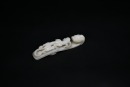 A Fine Jadeite Belt Hook with Chilong and Taotie Motif, Qing Dynasty, 18th&ndash;19th Century