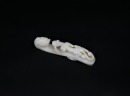 A Fine Jadeite Belt Hook with Chilong and Taotie Motif, Qing Dynasty, 18th&ndash;19th Century - 2
