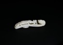 A Fine Jadeite Belt Hook with Chilong and Taotie Motif, Qing Dynasty, 18th&ndash;19th Century - 4