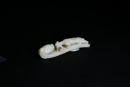 A Fine Jadeite Belt Hook with Chilong and Taotie Motif, Qing Dynasty, 18th&ndash;19th Century - 5