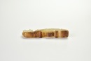 A White Jade Belt Hook with Chilong Design and Russet Inclusions, Western Han Dynasty (2nd Century BC) - 6