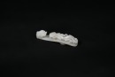 A Fine White Jade Belt Hook with Dragon Head and Chilong Design, Qing Dynasty, 18th&ndash;19th Century