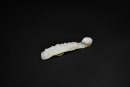 White Jade Belt Hook with Phoenix-Head Terminal and Floral Motif, 18th&ndash;19th Century - 2